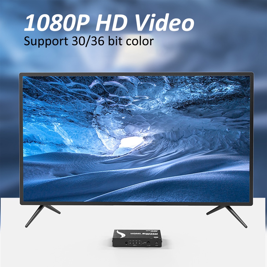 MT-VIKI HDMI Splitter & Switcher 2in 4 Full HD Support 4K 60Hz for ...