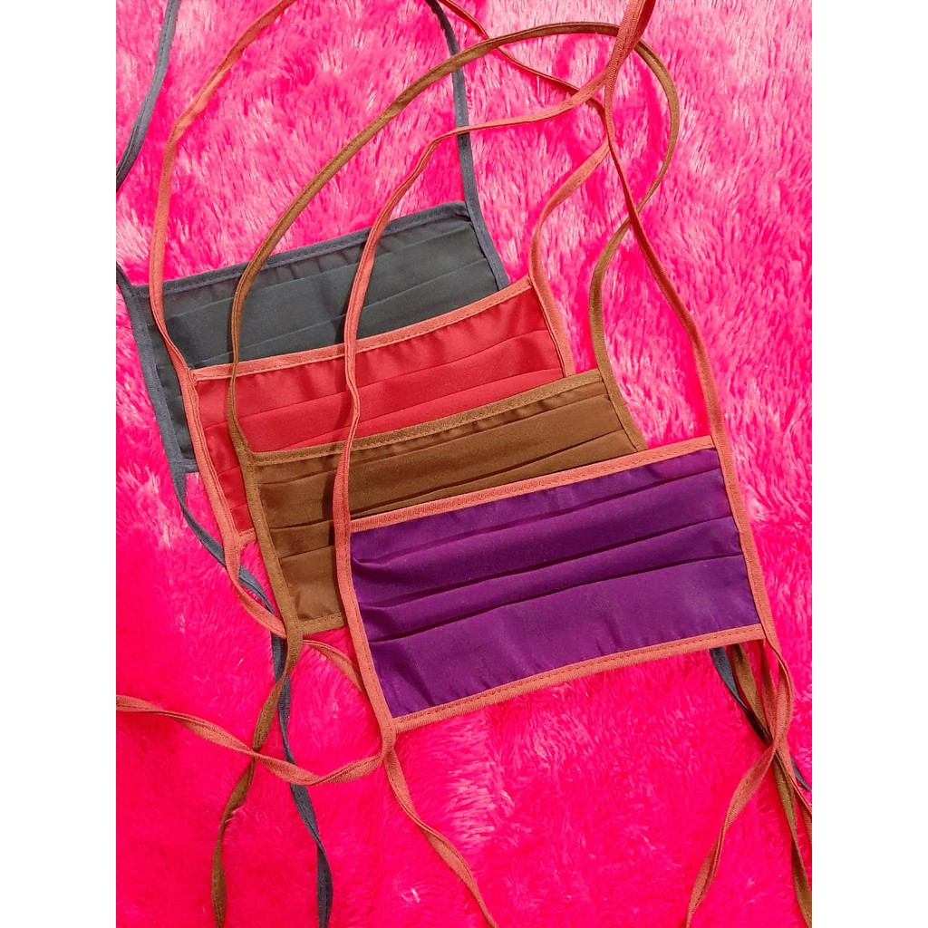 Favorite Color Plain Cloth Masks/hijab Masks/Masks Shopee Malaysia