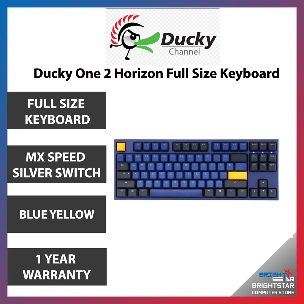 Ducky One 2 Horizon Full Size Keyboard Shopee Malaysia