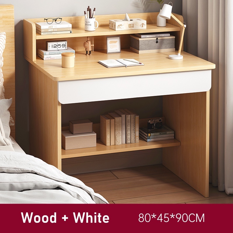 DO【NEW】Computer Study Table With Book Shelf Meja belajar Table With ...