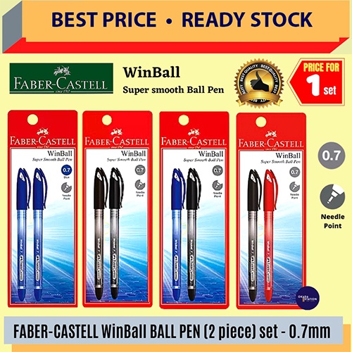 (RM2.20) FaberCastell Winball Ball Pen Set 0.7 / Ball Point Pen