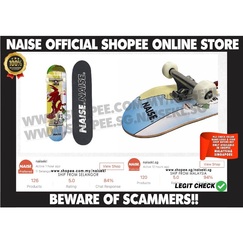 NAISEKL CRAB SKATEBOARD COMPLETE Shopee Malaysia