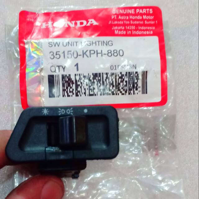 TOMBOL BUTTON/ON/OF SWITCH FOR KARISMA/BEAT/VARIO/SUPRA FIT NEW ...