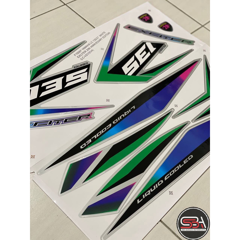 STICKER BODYSET / STRIPE COVERSET LC V2 V3 V4 ANNIVERSARY MORITAKA ...