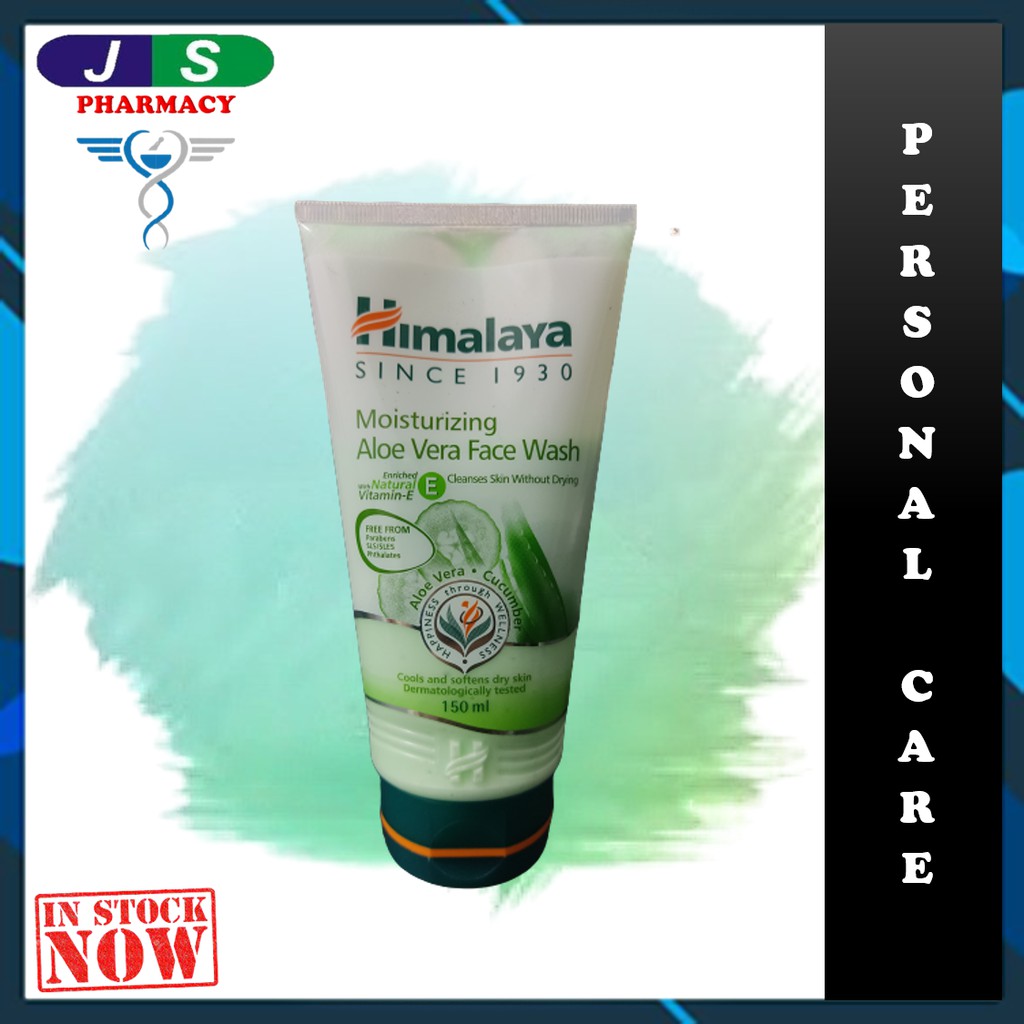 Himalaya Moisturizing Aloe Vera Face Wash (150ml) | Shopee Malaysia