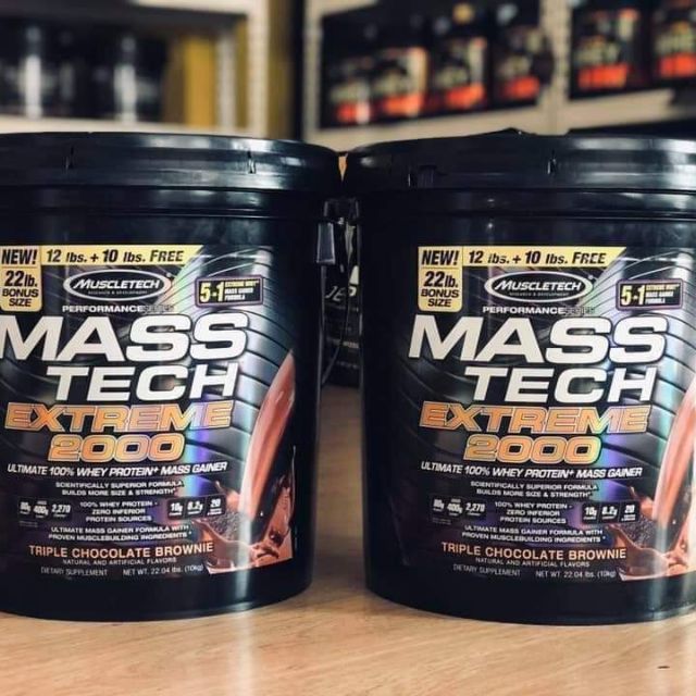 NEW PACKING MUSCLETECH MASSTECH EXTREME 2000 22lbs 10kg Weight Gain ...