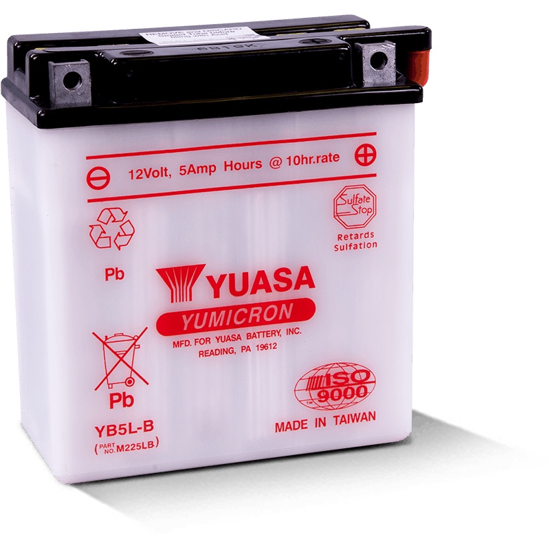 Yuasa YuMicron Battery YB5L-B, Plug & Play 12V For Honda C70, Suzuki ...