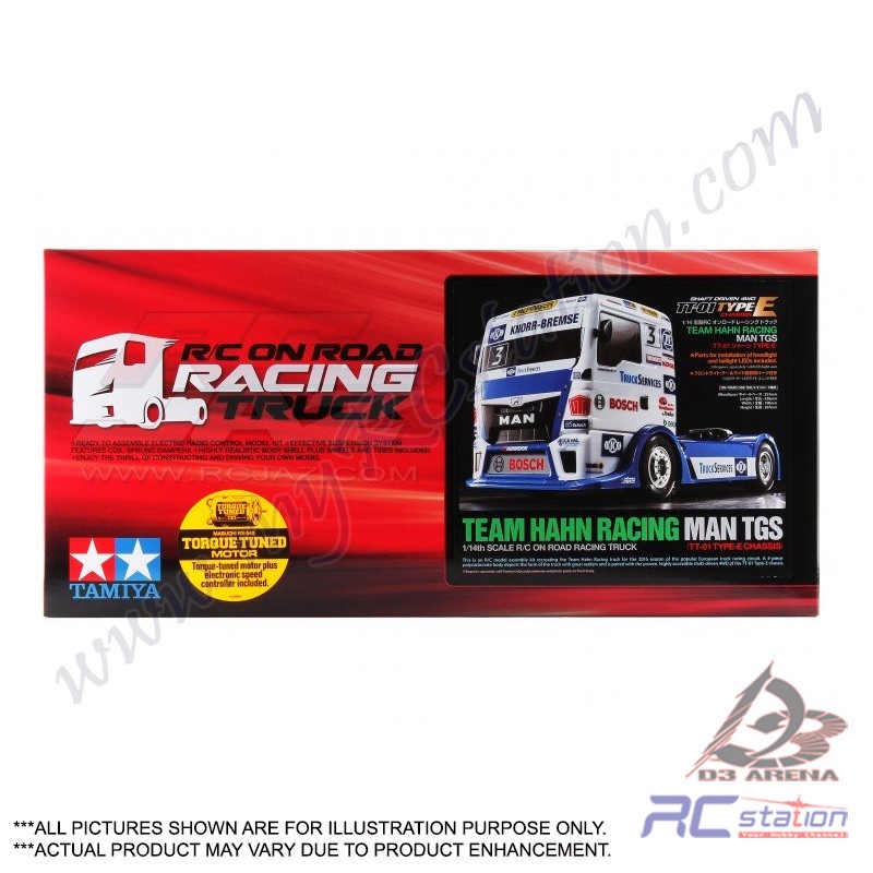 Red RC » Tamiya Team Hahn Racing MAN TGS TT-01 Type-E
