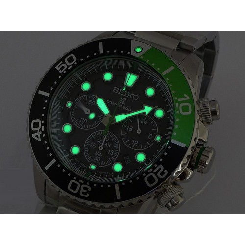 Seiko Prospex Sea Solar Diver s 200M SSC615P1 Chronograph Gents Bracelet Watch Shopee Malaysia