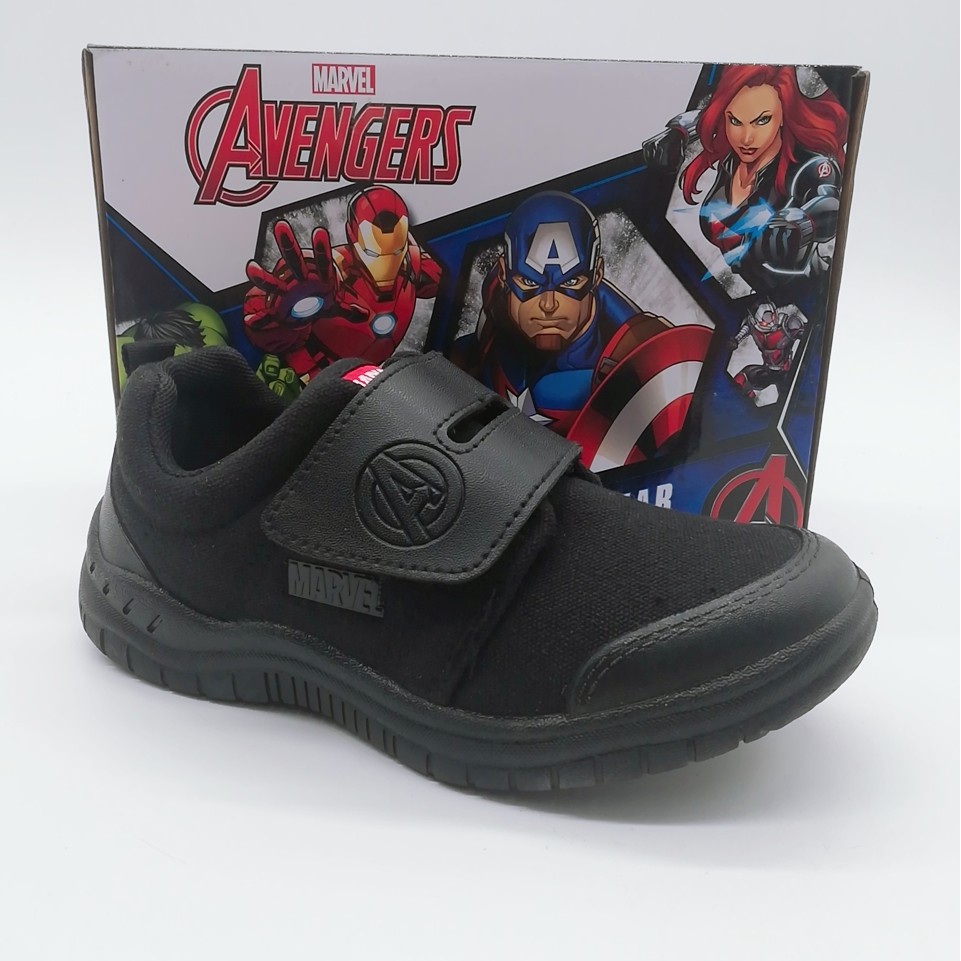 Marvel 3-1159/1160 Primary School Black Shoe/Kasut Sekolah Rendah