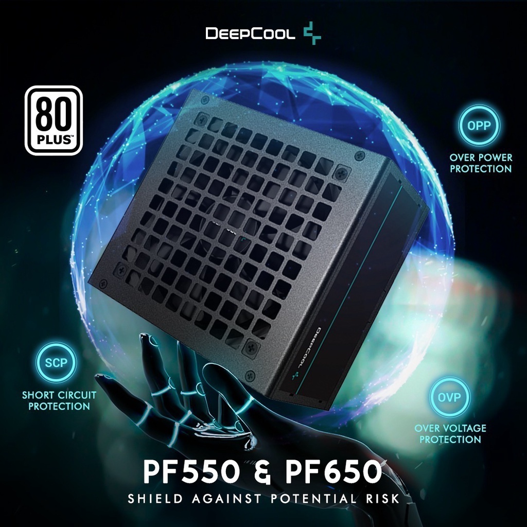 # DeepCool [PF500/PF550/PF650] - 80+ White Non Modular PSU # | Shopee ...