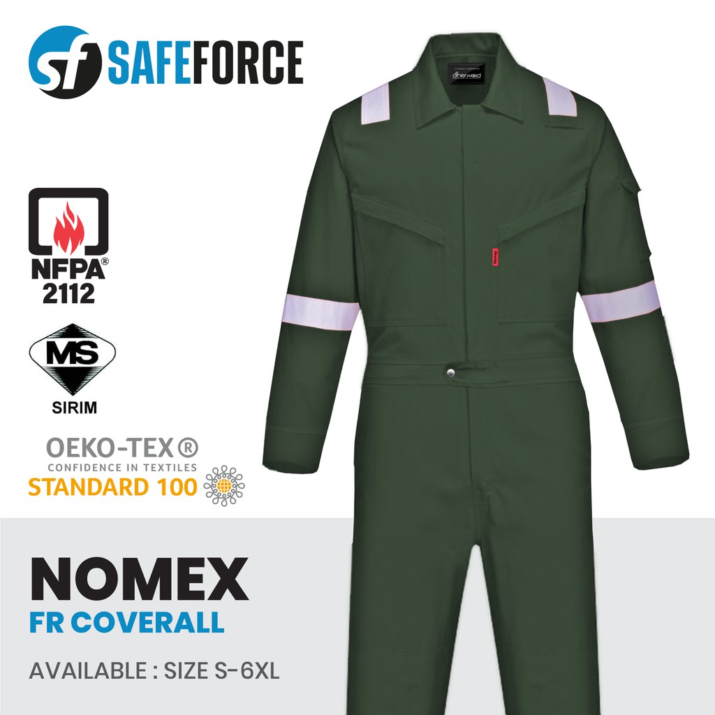 Sherwood Nomex Fire Resistant Coverall 2 Inch Reflector Shopee Malaysia   63da8bc7c89d55d561b7a3522d156300