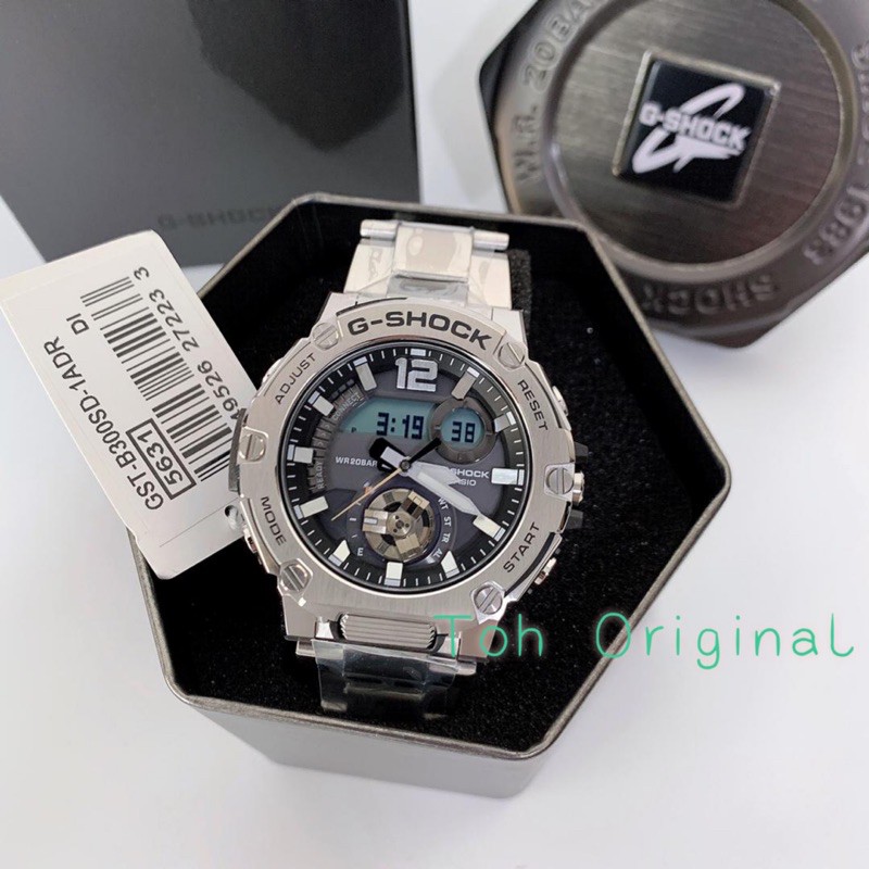 100% Original G-steel Gshock GST-B300SD-1A Tough solar