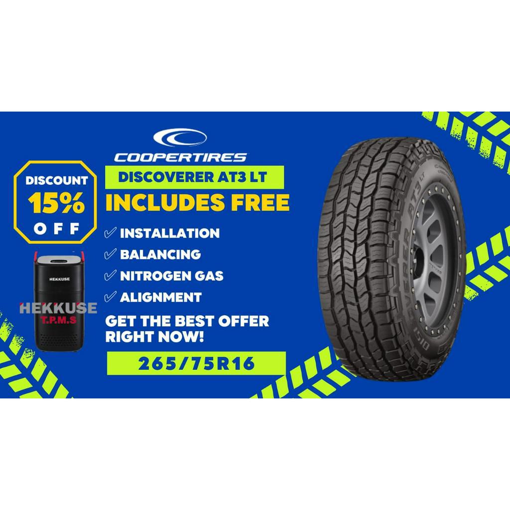 NEW TYRE 265/75R16 DISCOVERER AT3 LT COOPERTIRES (WITH INSTALLATION ...