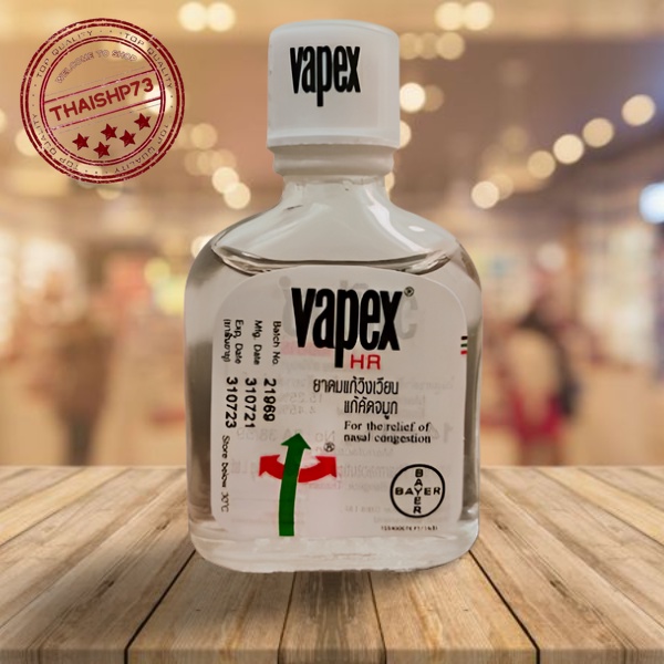 Herbal Vapex HR Oil Thai Herbal For 泰国草药缓解鼻塞头晕 14ml 5ml Relief Nasal ...