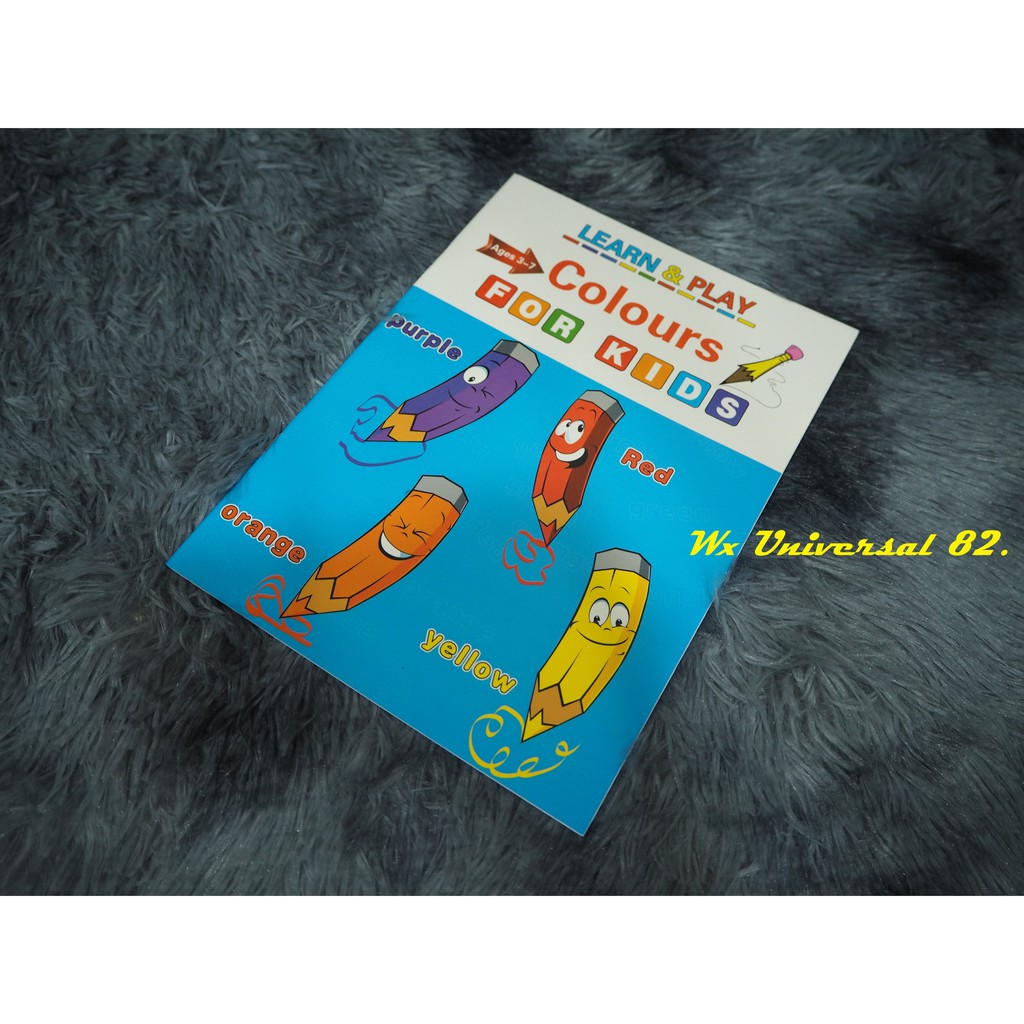 (READY STOCK)LEARN & PLAY KID BOOK ( COLOURS / READING&WRITING ...
