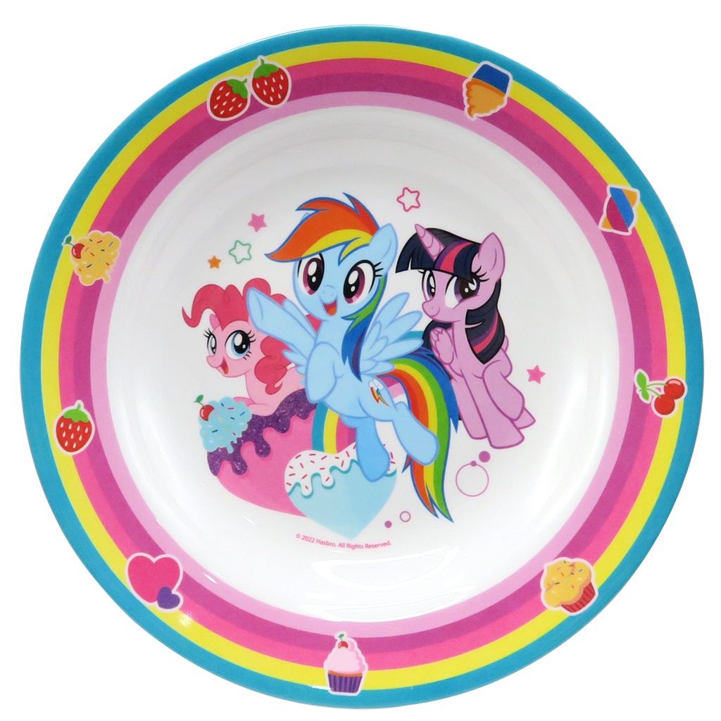 My Little Pony Rainbow Melamine Deep Plate (8-Inch) | Shopee Malaysia