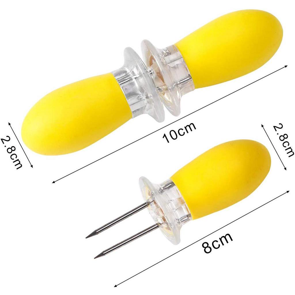 luosh Corn on The COB Titolari per spiedini BBQ Twin Prong