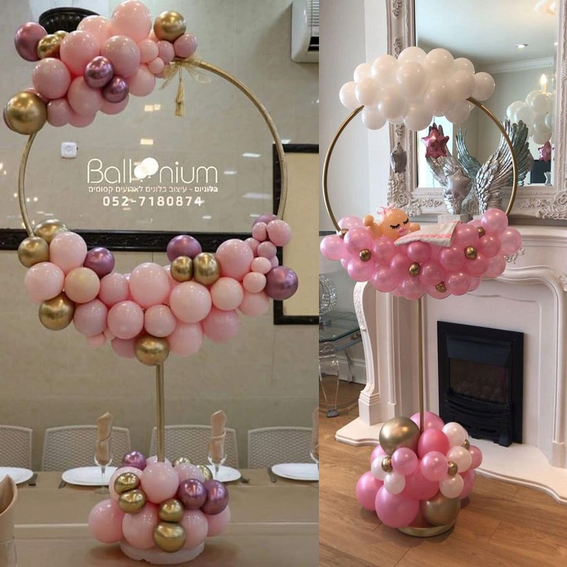 Balloon Arch Balloons Ring Stand for Baby Shower Wedding Decoration ...