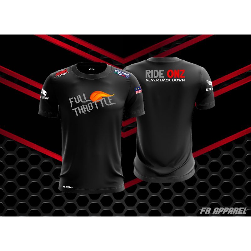 BAJU RIDE | BAJU MOTOR BAJU RIDER | RIDE ON MICROFIBRE JERSEY | Shopee ...