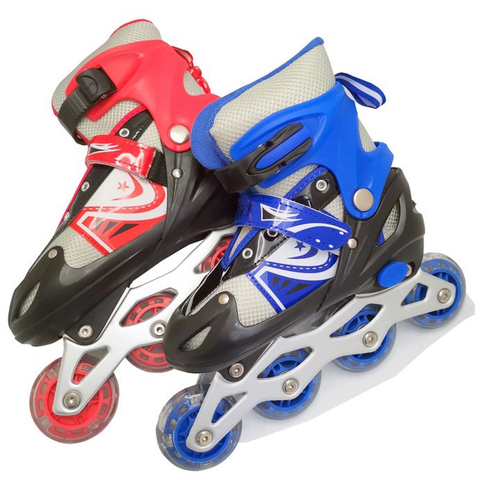🌟🆂🅰🅻🅴🌟 INLINE SKATE ROLLER BLADE WITH LED LIGHT ADJUSTABLE SIZE S, M, L ...