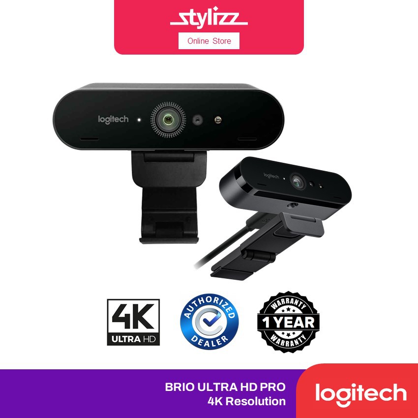 Camara Logitech Brio Ultra Hd Pro 4k Con Hdr 960-001105