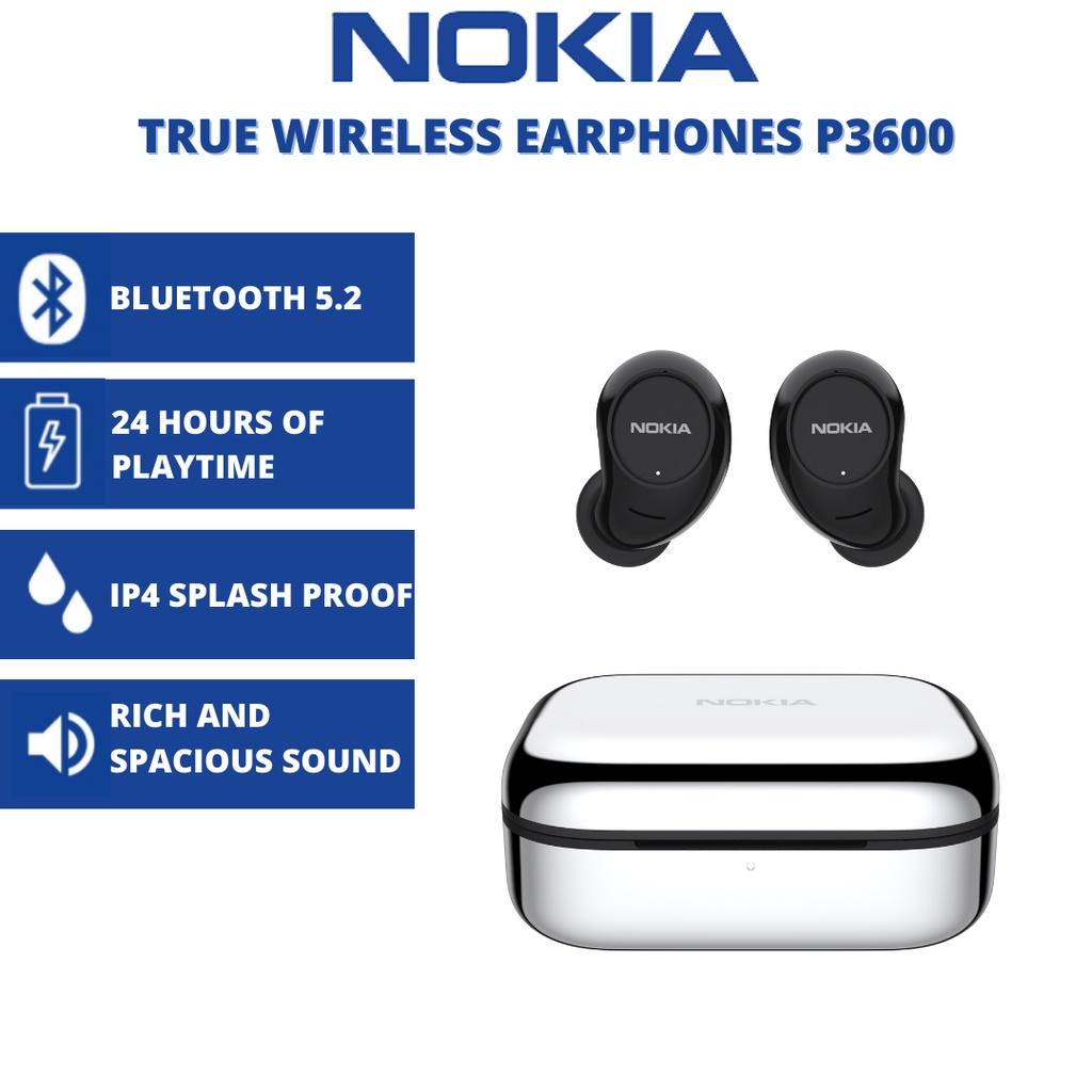 Nokia professional true wireless earphones online p3600