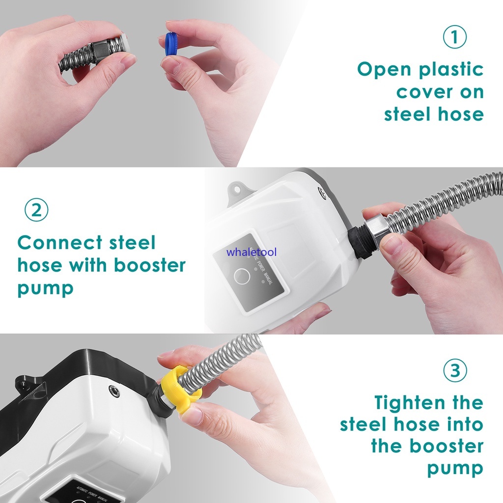 DC 24V Auto Water Pump Pressure Booster Pump Connector Household For