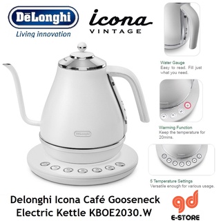 Jrm0102 Delonghi Retro Kettle 304 Stainless Steel Electric Kettle