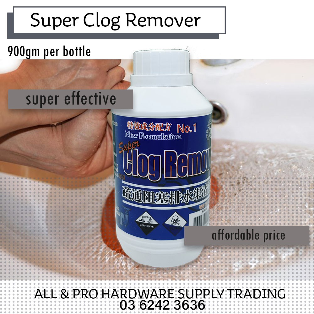 Super Anti Clog Toilet Unclogging Solution Shopee Malaysia