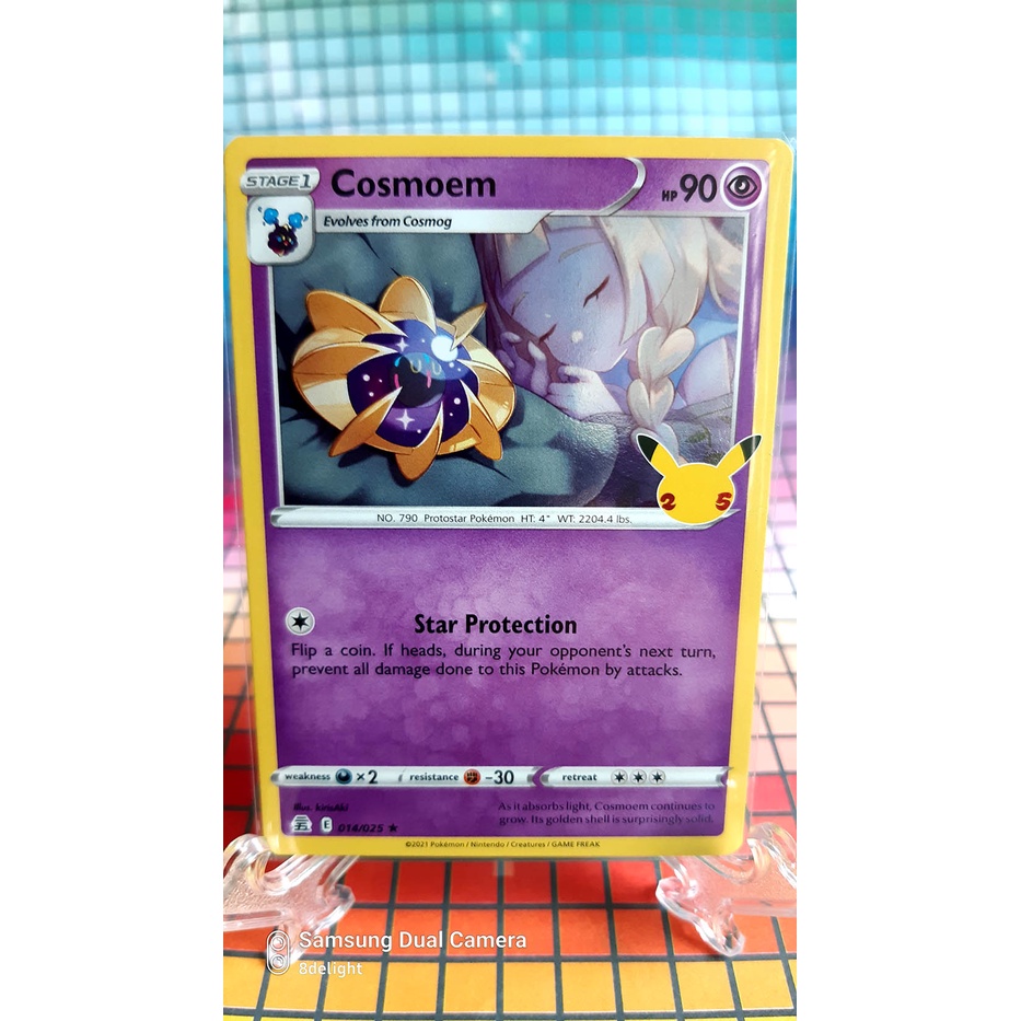 S H Cosmoem #014/025 Pokedex No.790 25th Anniversary Celebrations Legendary Pokemon  Card Game PTCG ENG | Shopee Malaysia