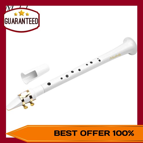 Muslady White Pocket Sax Portable Mini Saxophone Little Plastic ...
