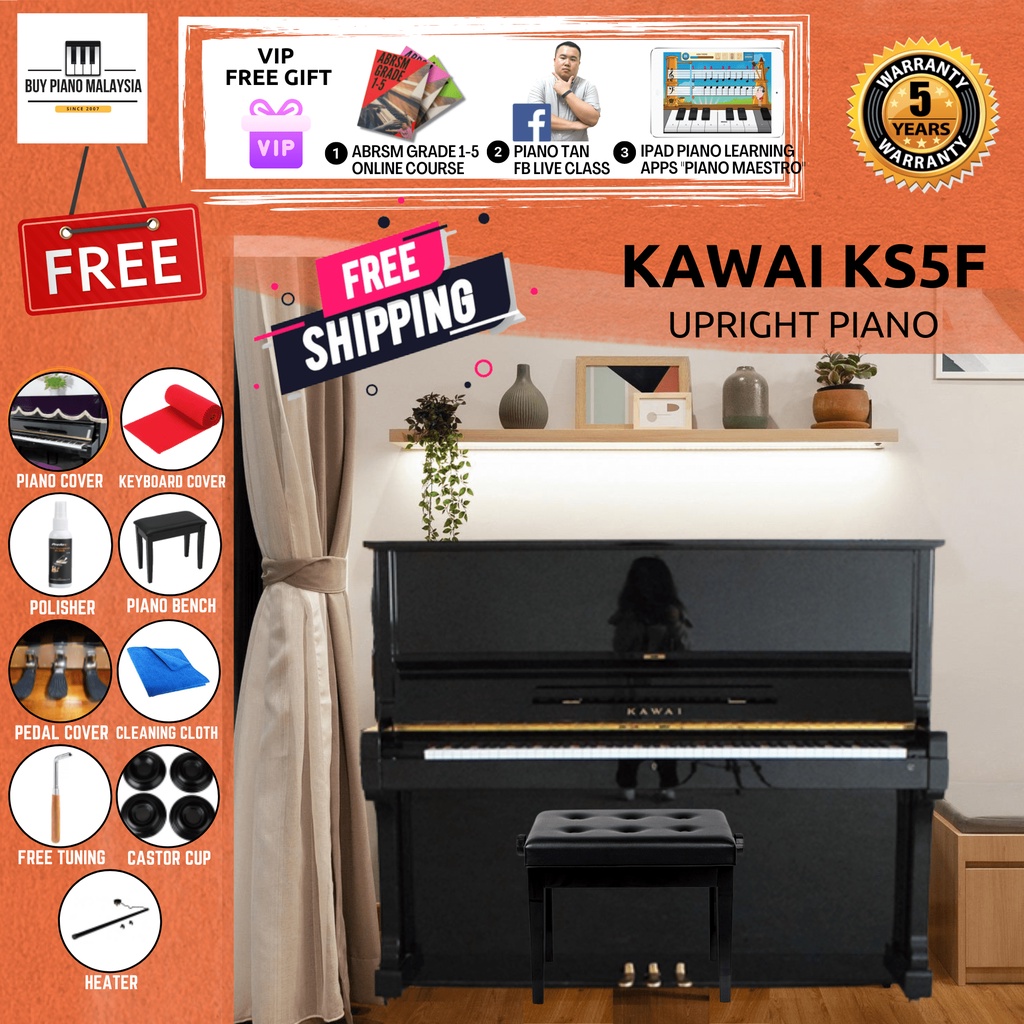Kawai KS5F Upright Piano Shopee Malaysia