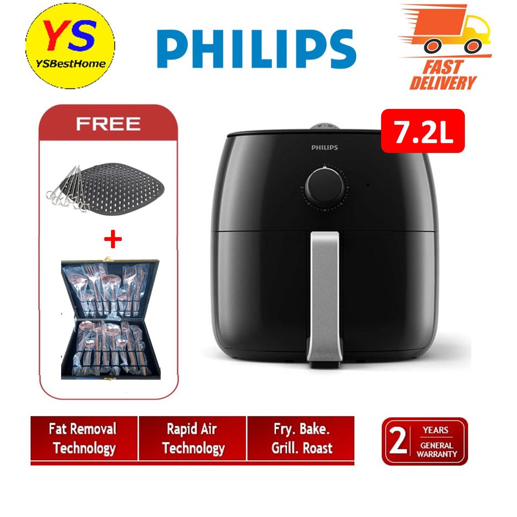 Philips Viva Collection HD9630 Twin TurboStar XXL - Hot air fryer