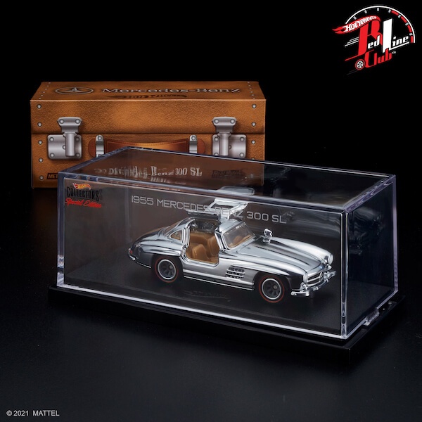 Hot Wheels '55 Mercedes-Benz 300 SL RLC Special Editions Model Car ...