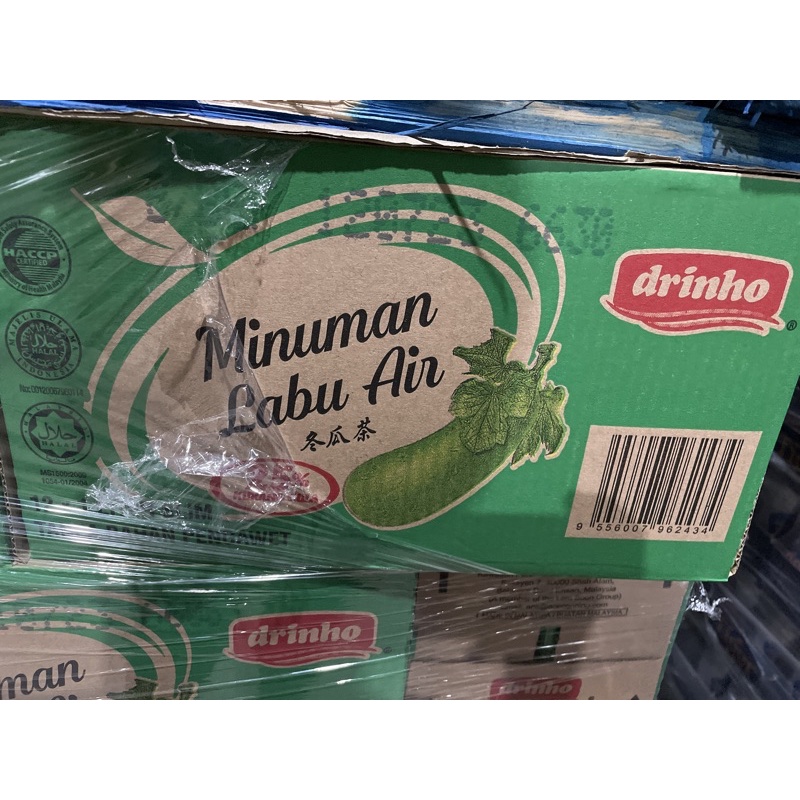 Drinho Minuman Air Kotak 1 Lit X 12 Pack Bungalychee Soya Beanwinter Melonice Lemon Tea1l X 4506