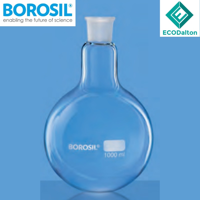 BOROSIL Round Bottom Flasks, Single Neck, I/C Joint 29/32, 500 Ml, As ...