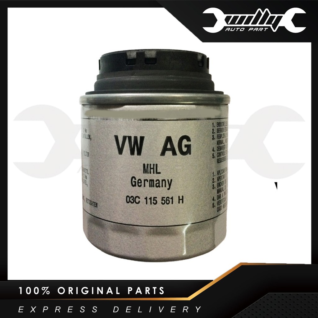 (100 Original) Audi Volkswagen Oil Filter VW Polo Golf 1.4 Jetta