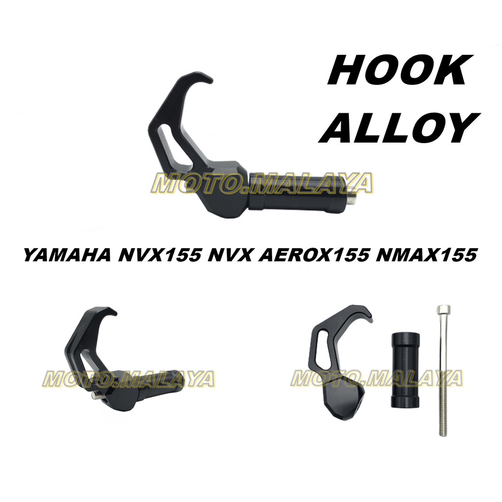 YAMAHA NVX155 NVX AEROX155 NMAX155 CNC Motorcycle Luggage Helmet Hook ...