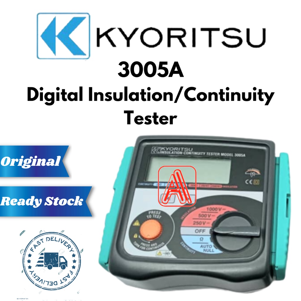 Kyoritsu 3005A Digital Insulation/Continuity Tester | Shopee Malaysia