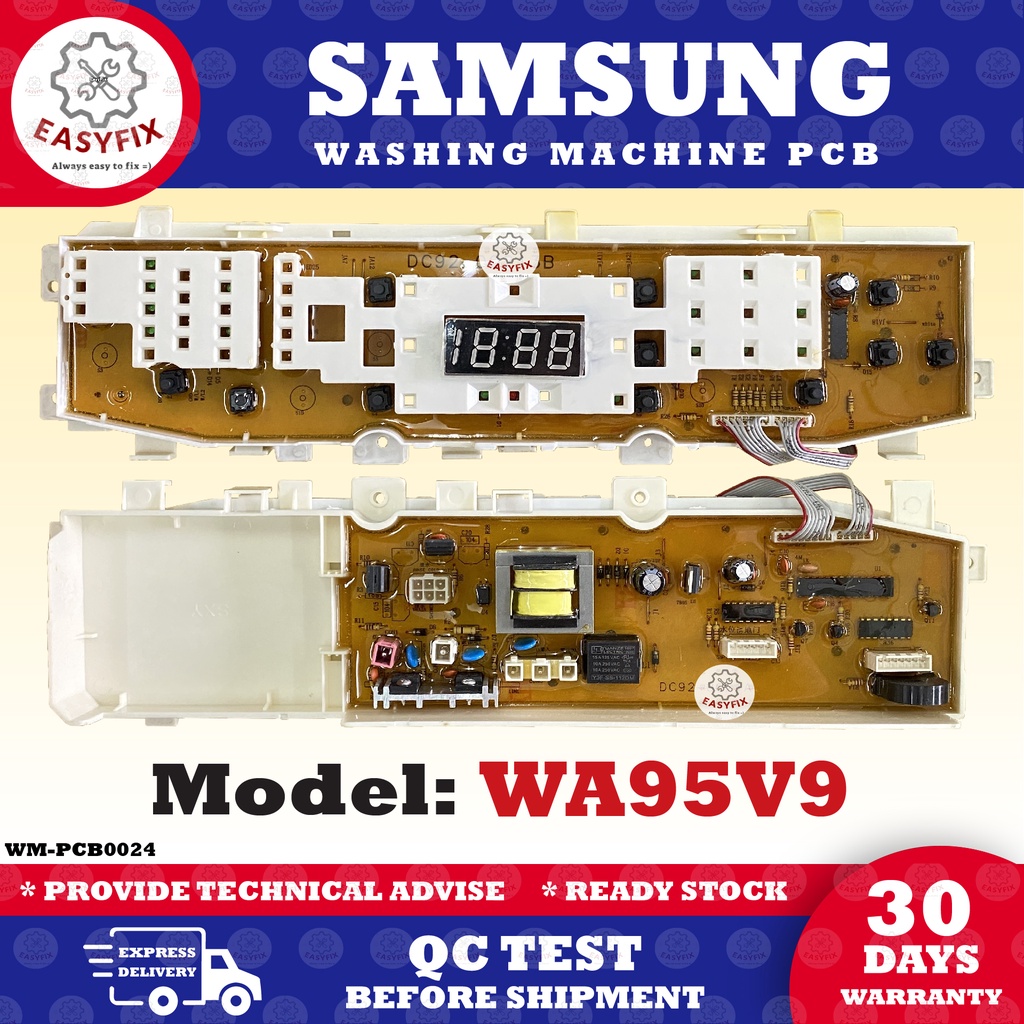 WA95V9 SAMSUNG WASHING MACHINE PCB BOARD ( CONTROL BOARD / PCB BOARD ...