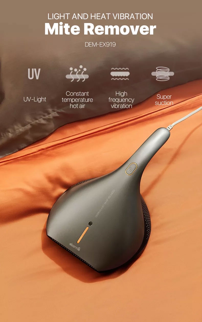 Deerma CM800 CM818 EX919 Dust Mite Vacuum Cleaner Handheld Remover HEPA