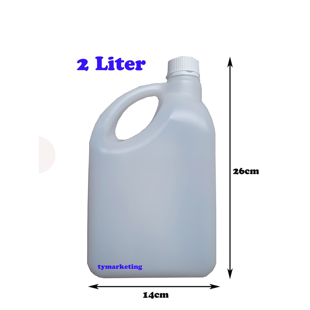 New 2 Liter Jerry Can/ Water Container / Gasoline Bottle / Multi ...