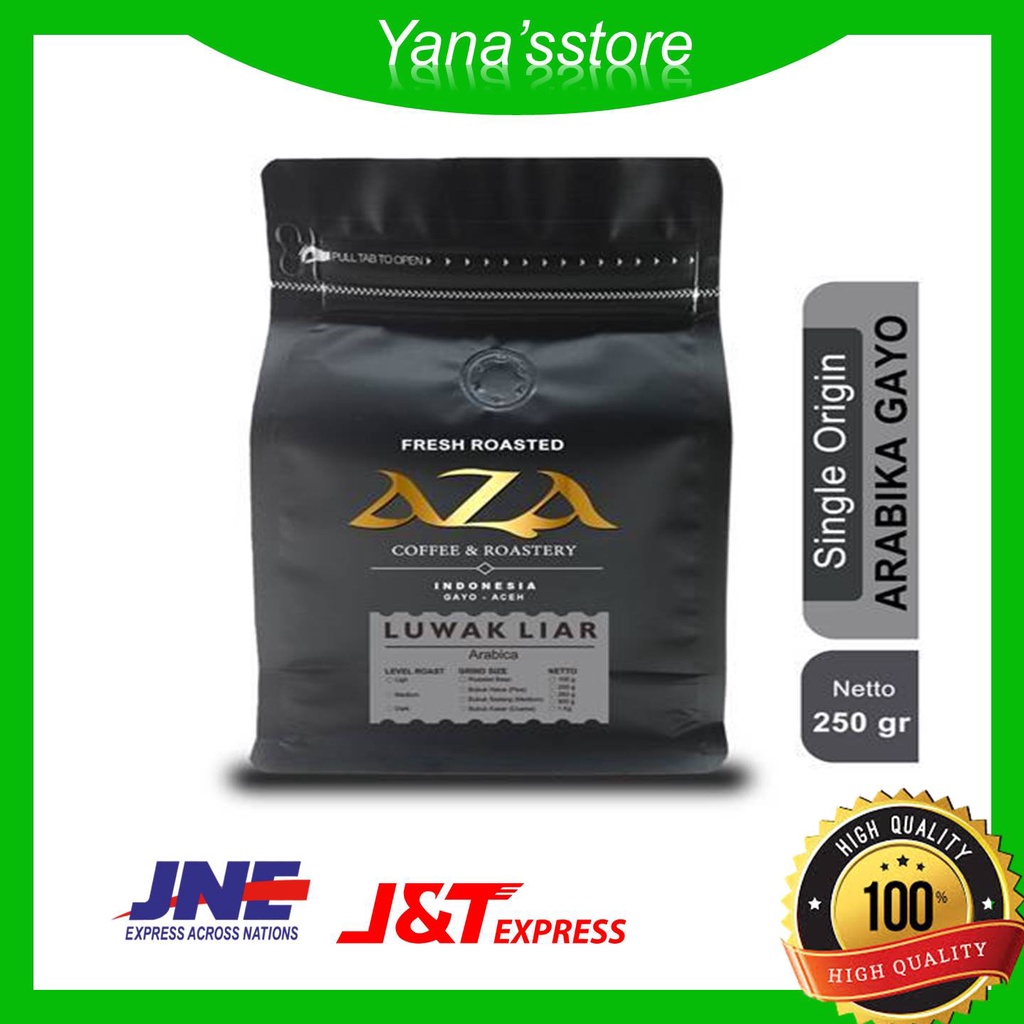 Aza Coffee - Gayo Luwak Wild Coffee 250 gr Roasted Bean (No Seeds ...