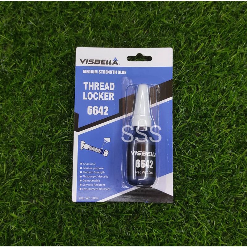 VISBELLA THREAD TREAD LOCKER 6671 PENGUNCI BENANG SKRU LOCK SCREW HIGH