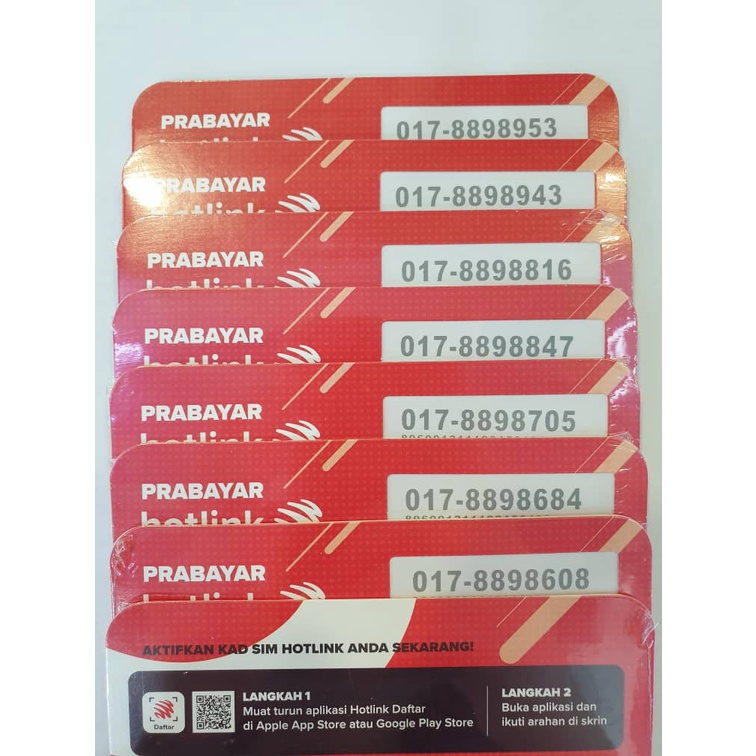 VIP NUMBERS /HOTLINK /HOTLINK RED /MAXIS FOR SELL🔥🔥🔥 | Shopee Malaysia