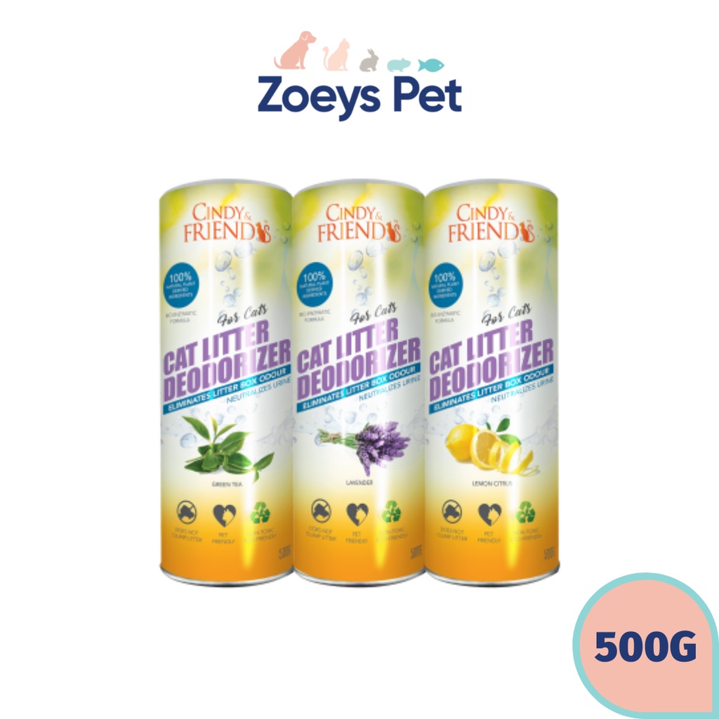 Cindy & Friends Cat Litter Deodorizer Powder 500g (Lavender / Lemon