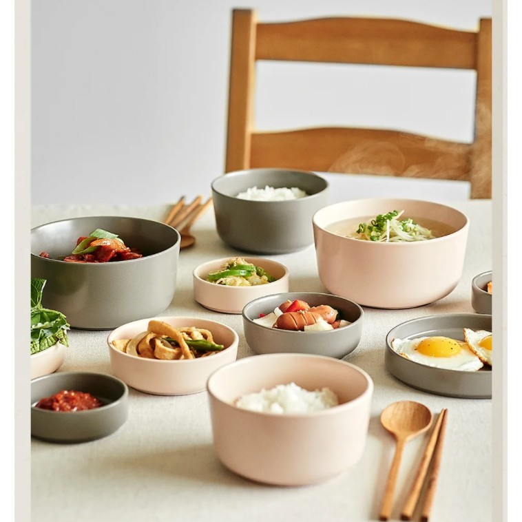 Made in Korea Modori Ceramic Modular 7pc Dinnerware Dish Set Made in Korea Space Saving Durable Safe Ceramic bowls plates. Shopee Malaysia