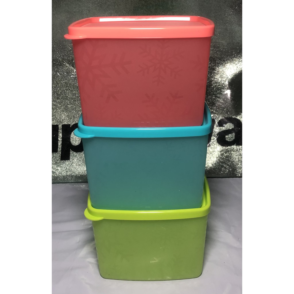 Tupperware Snowflake Medium Square Round 800ml ( 1pc ) | Shopee Malaysia