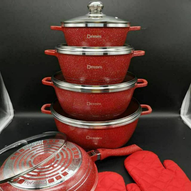 12pcs dessini italy cookware set Shopee Malaysia